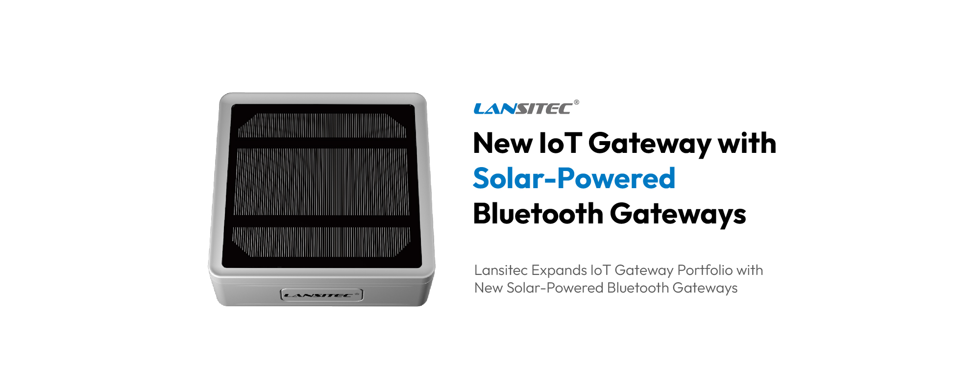 New IoT Gateway with Solar-Powered Bluetooth Gateways